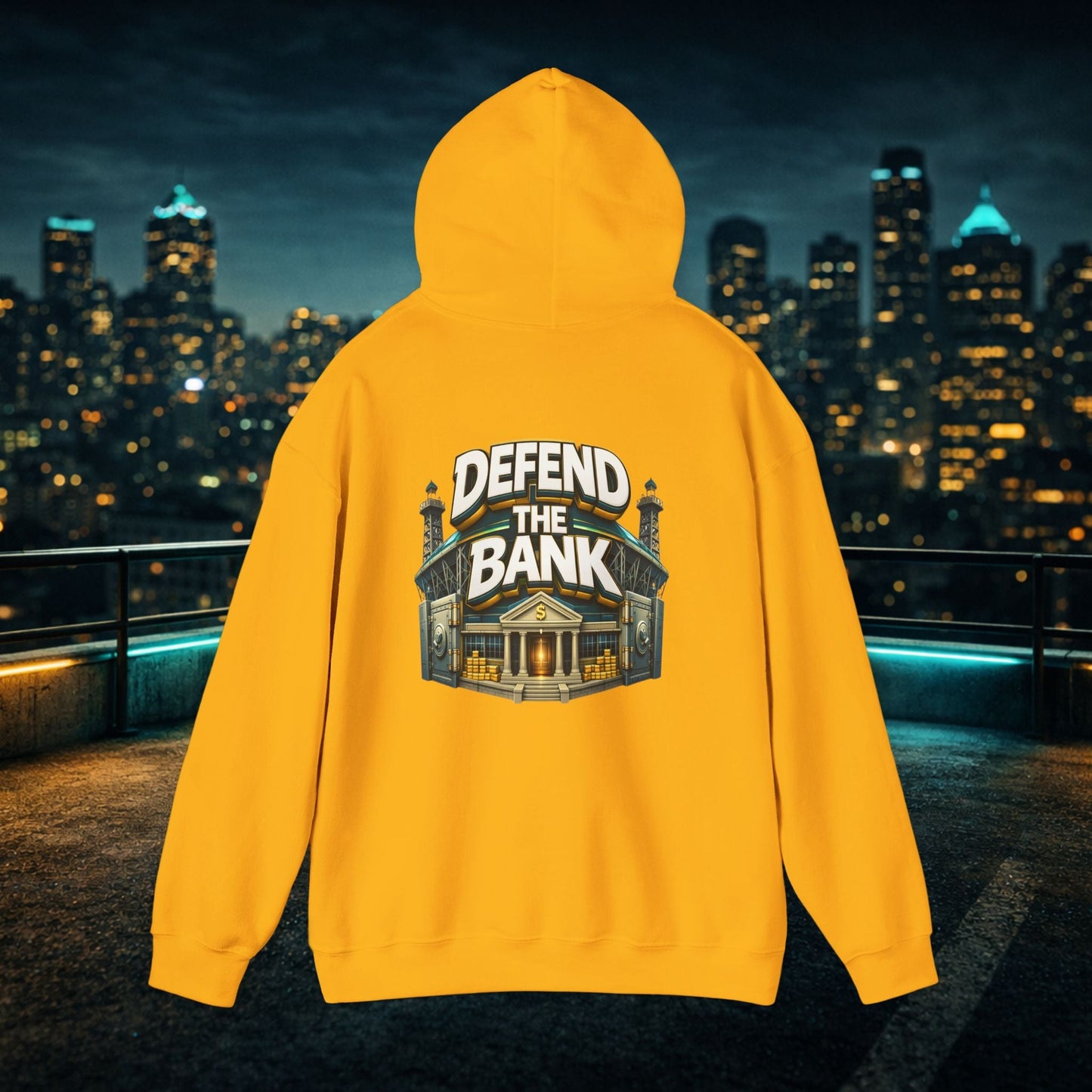 Duuuval Built Different / Defend The Bank Hoodie — Jacksonville Pride Graphic Hoodie Printify