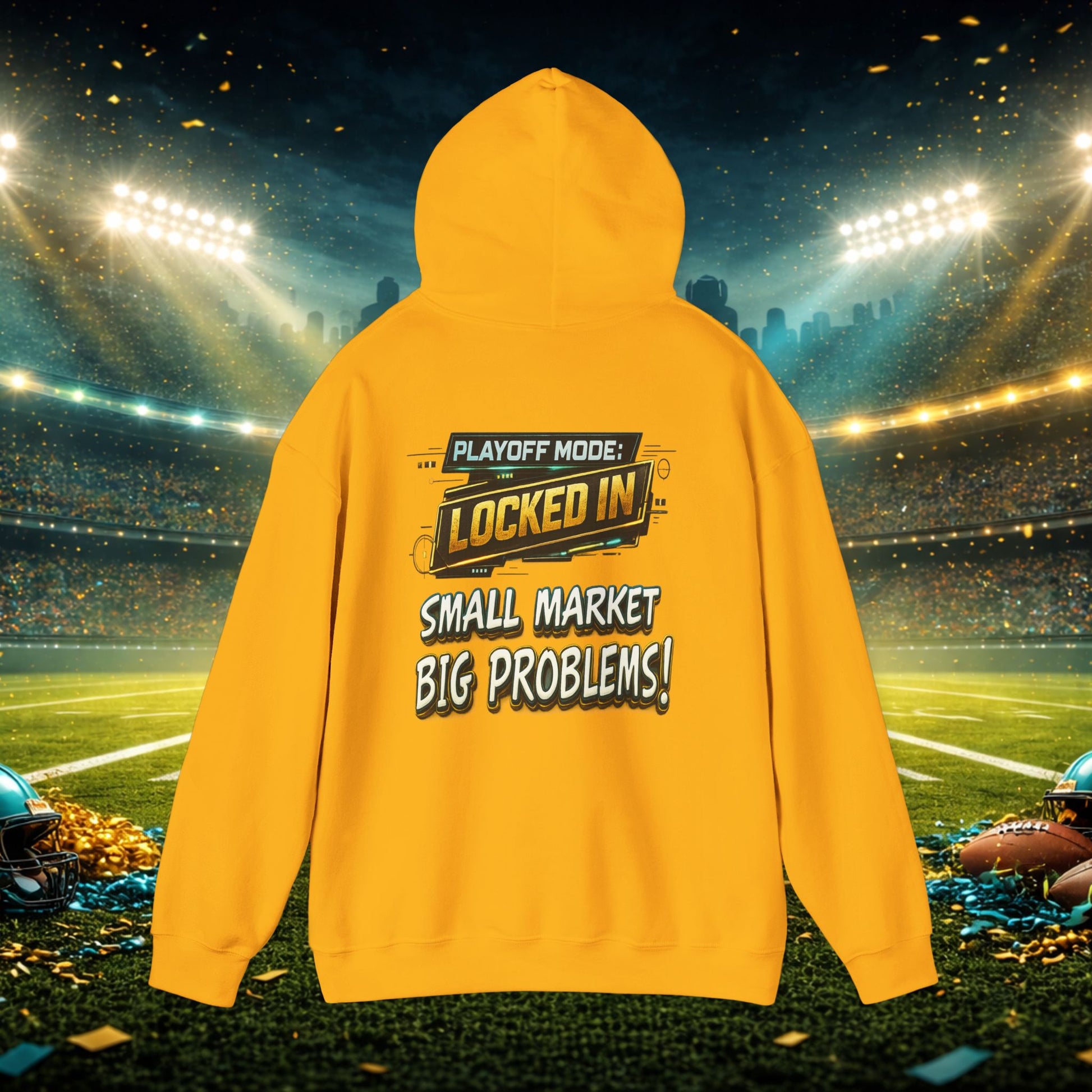 Duval vs All Y’all Hoodie — "Playoff Mode: Locked In" Football Fan Sweatshirt Printify