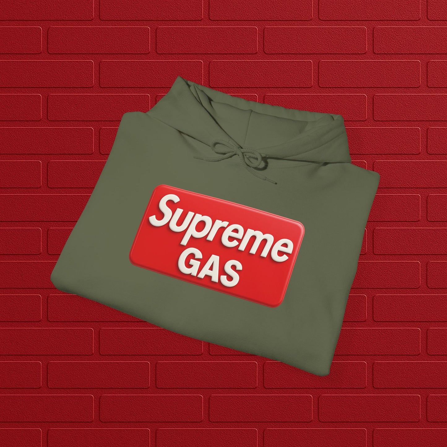 Supreme GAS Hoodie | Unisex Streetwear Sweatshirt | Cozy Casual Pullover | Trendy Gift for Him or Her | Everyday Hoodie