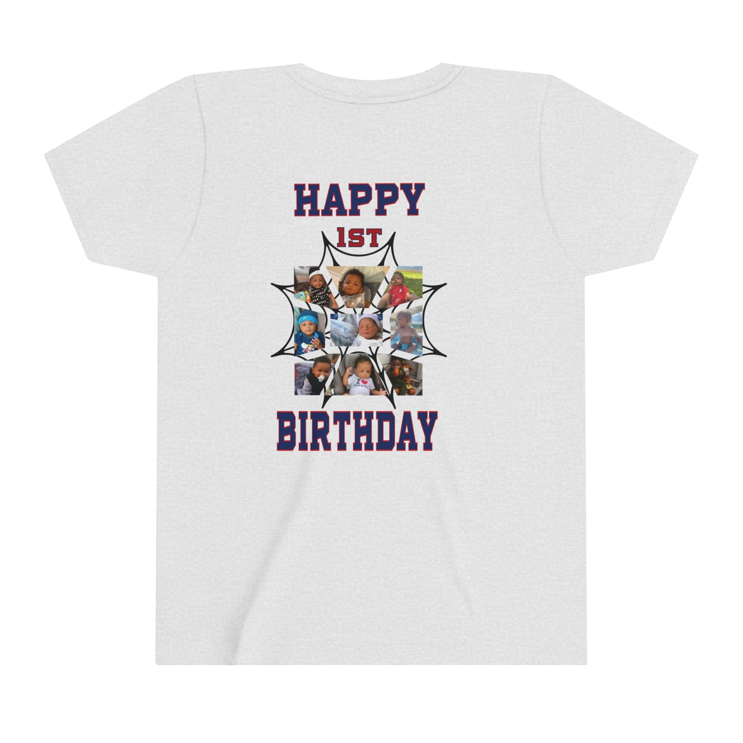 KJ BIRTHDAY COUSIN Youth Short Sleeve Tee Printify