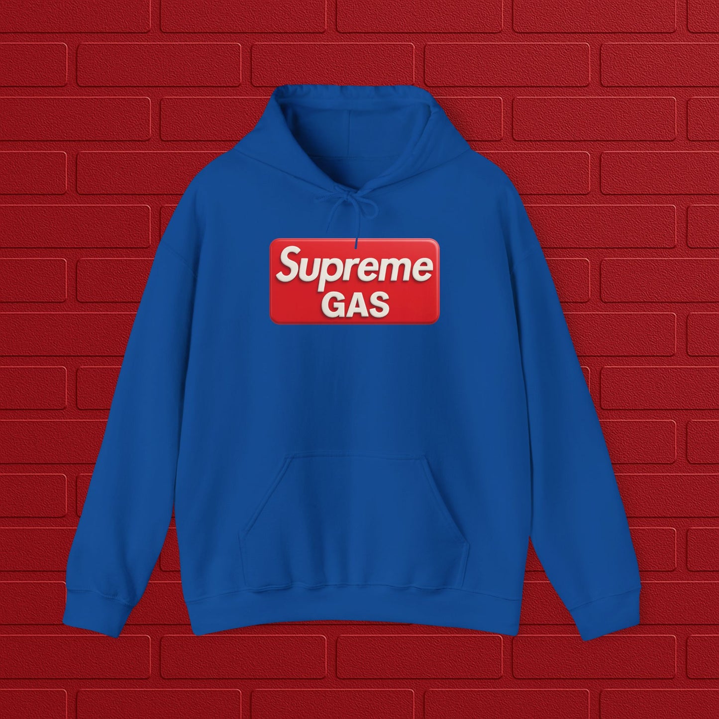 Supreme GAS Hoodie | Unisex Streetwear Sweatshirt | Cozy Casual Pullover | Trendy Gift for Him or Her | Everyday Hoodie