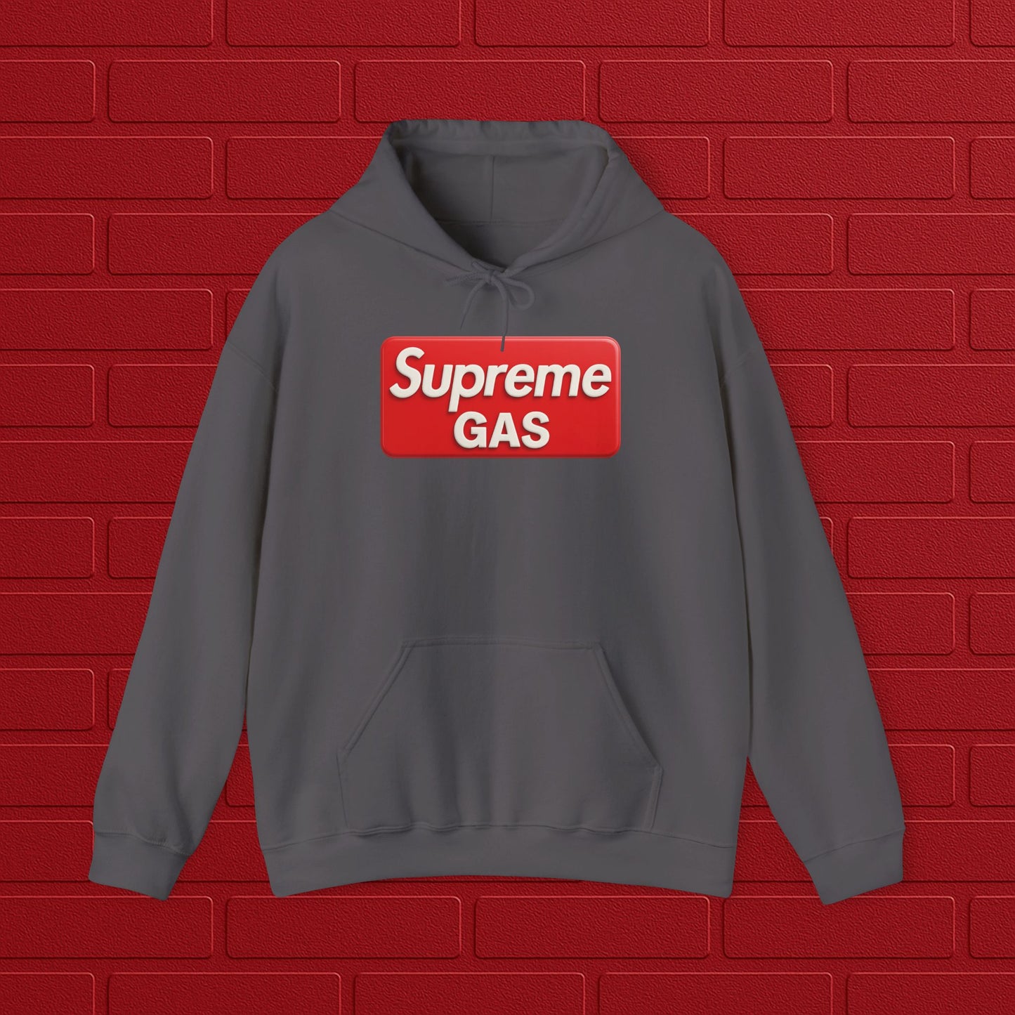 Supreme GAS Hoodie | Unisex Streetwear Sweatshirt | Cozy Casual Pullover | Trendy Gift for Him or Her | Everyday Hoodie