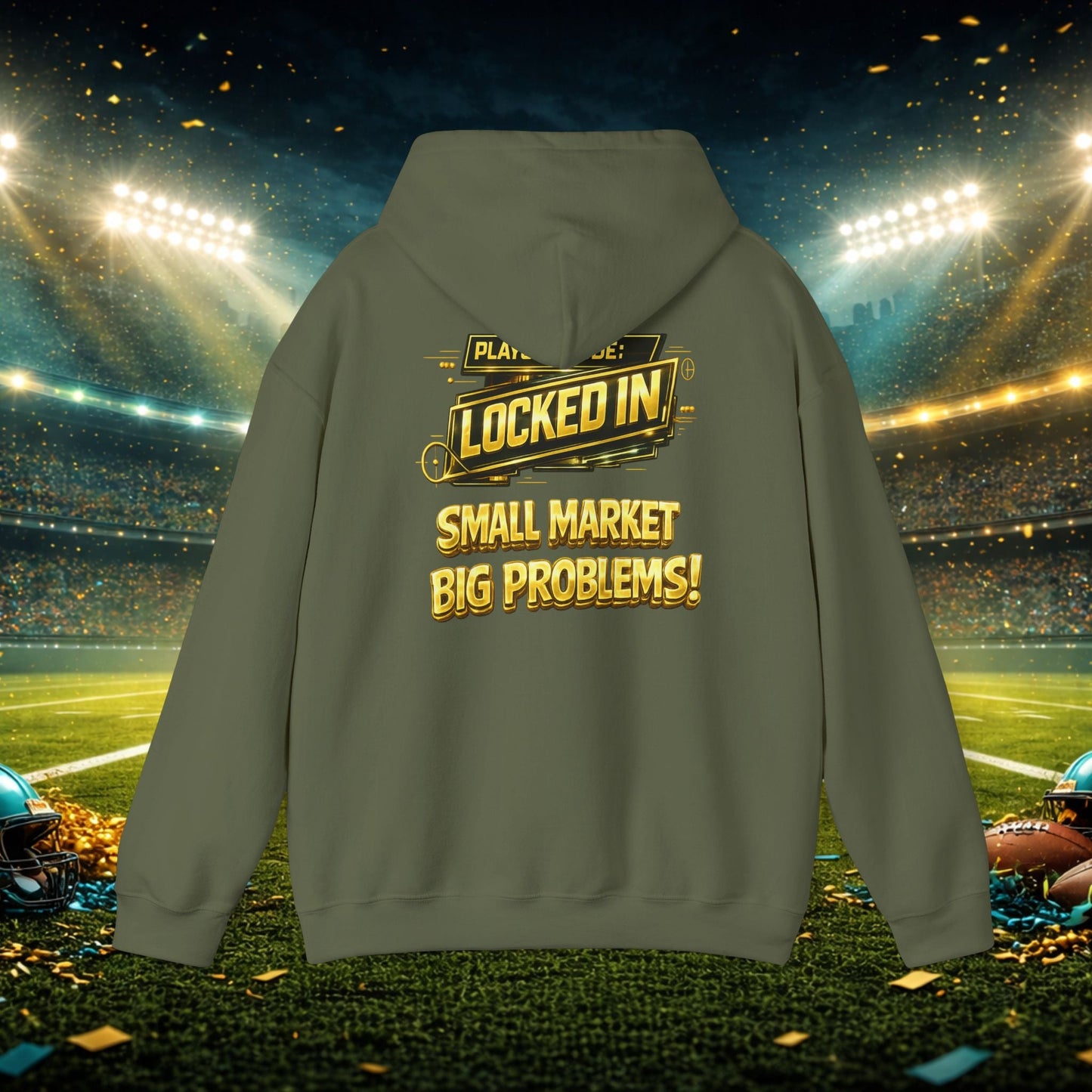 Duuval! Football Hoodie — "Locked In" Small Market Pride Sweatshirt Printify