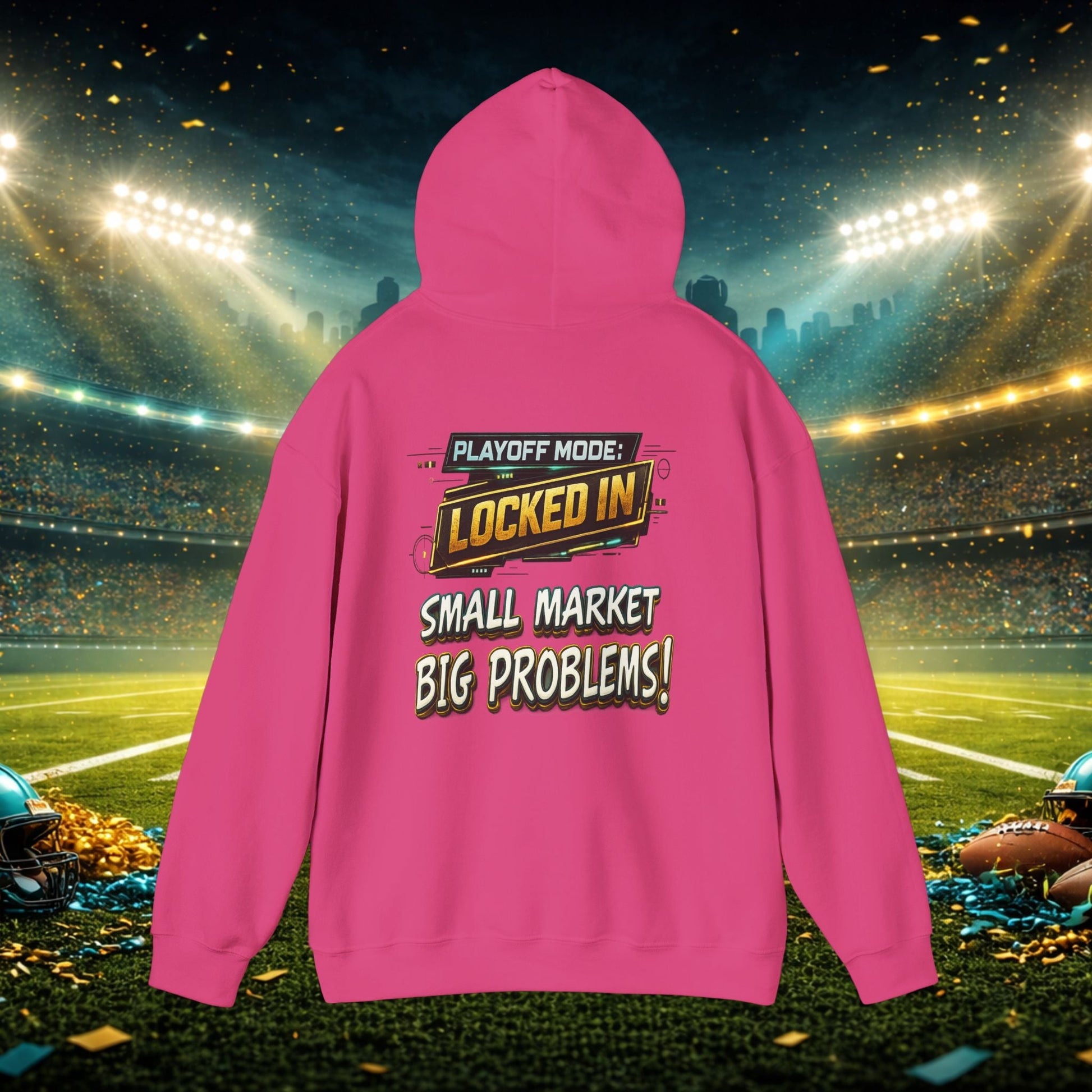 Duval vs All Y’all Hoodie — "Playoff Mode: Locked In" Football Fan Sweatshirt Printify