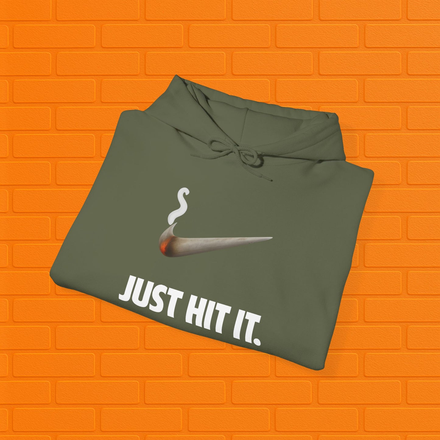 Just Hit It Hoodie | Unisex Stoner Sweatshirt | Weed Smoker Gift | Cannabis Pullover | Cozy Casual Hoodie