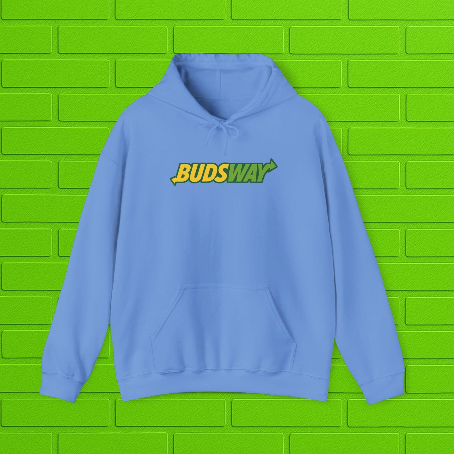BUDSWAY Hoodie | Unisex Heavy Blend Sweatshirt | Streetwear Hoodie | Cozy Casual Pullover | Gift for Him or Her