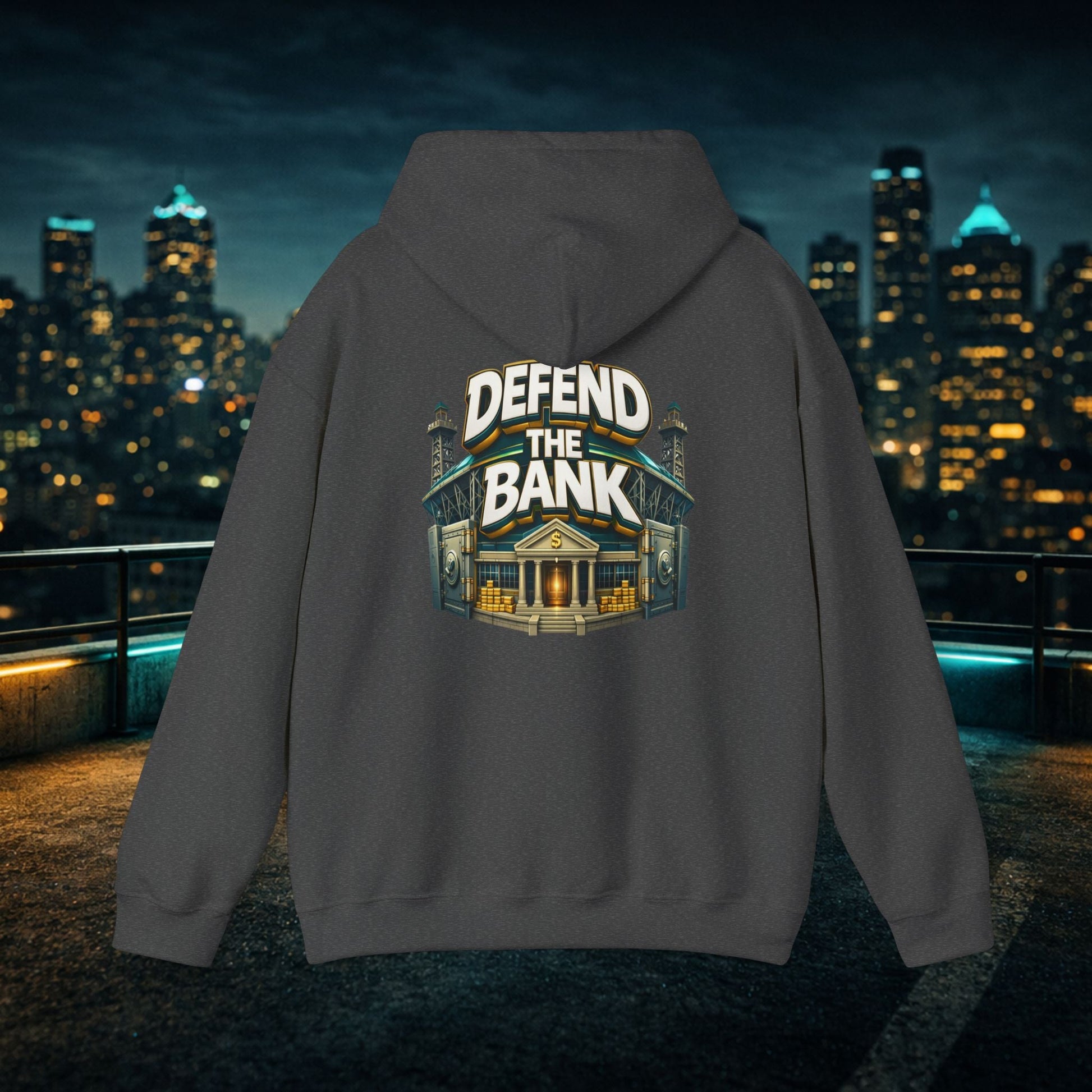 Duuuval Built Different / Defend The Bank Hoodie — Jacksonville Pride Graphic Hoodie Printify