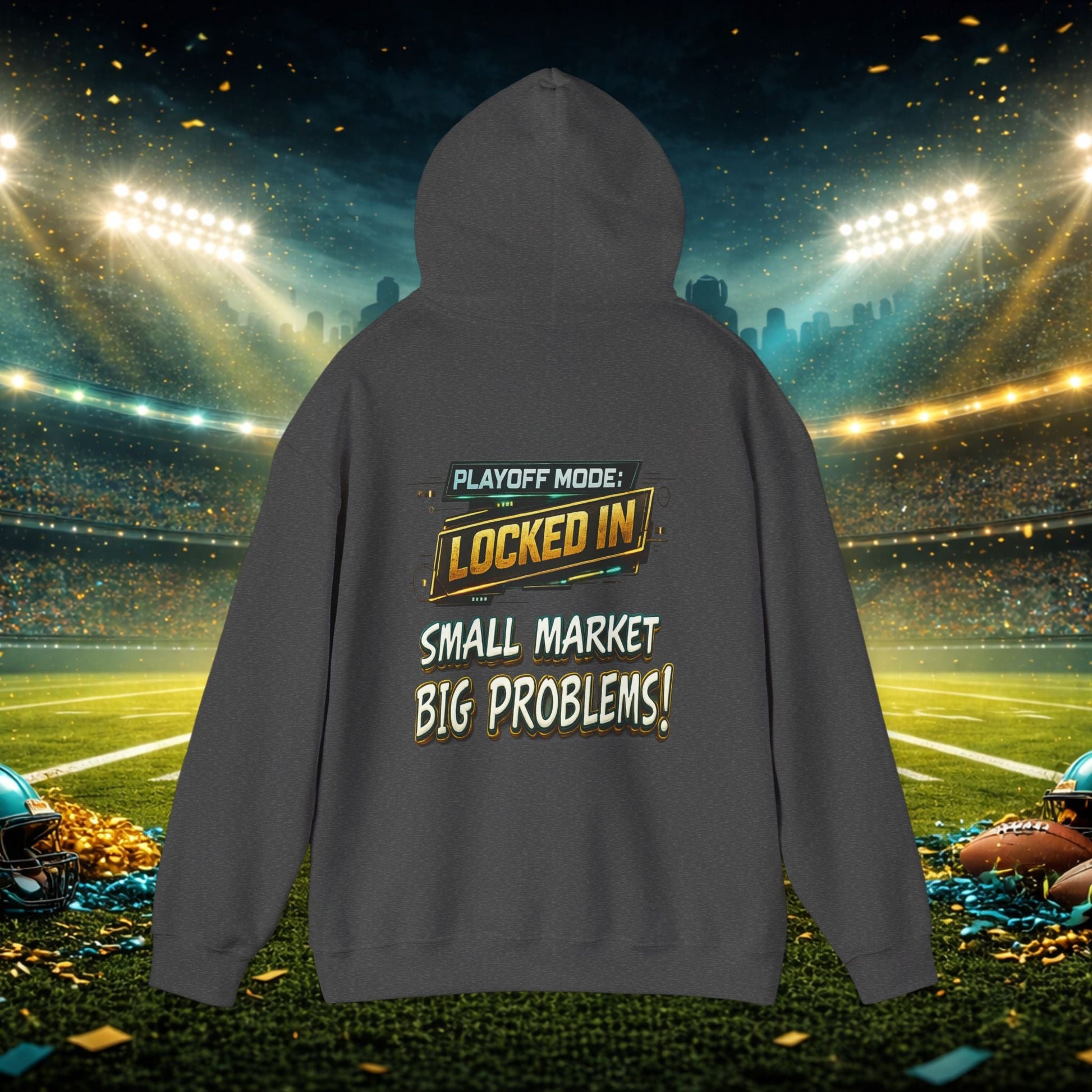 Duval vs All Y’all Hoodie — "Playoff Mode: Locked In" Football Fan Sweatshirt Printify