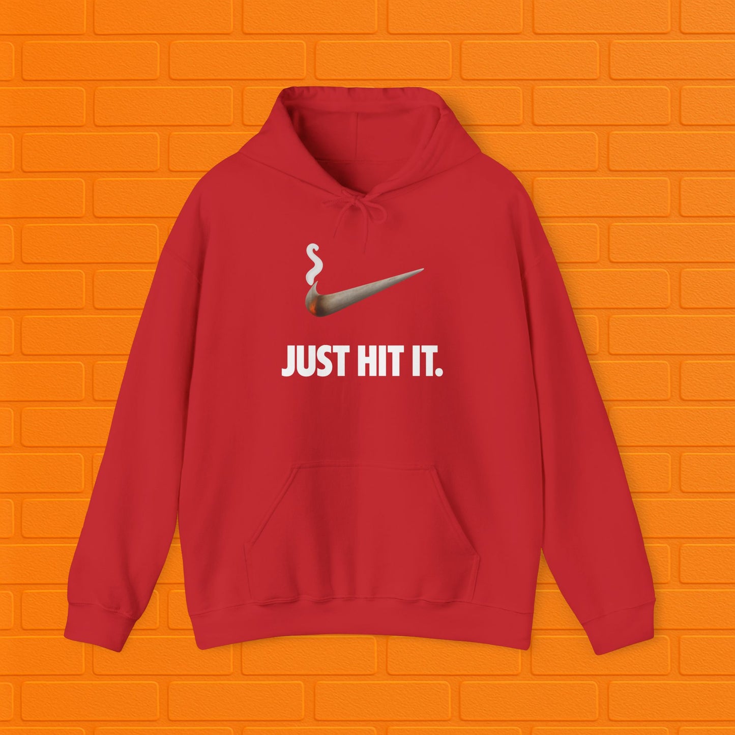 Just Hit It Hoodie | Unisex Stoner Sweatshirt | Weed Smoker Gift | Cannabis Pullover | Cozy Casual Hoodie