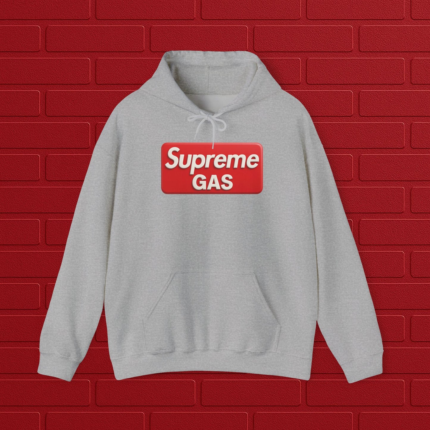 Supreme GAS Hoodie | Unisex Streetwear Sweatshirt | Cozy Casual Pullover | Trendy Gift for Him or Her | Everyday Hoodie