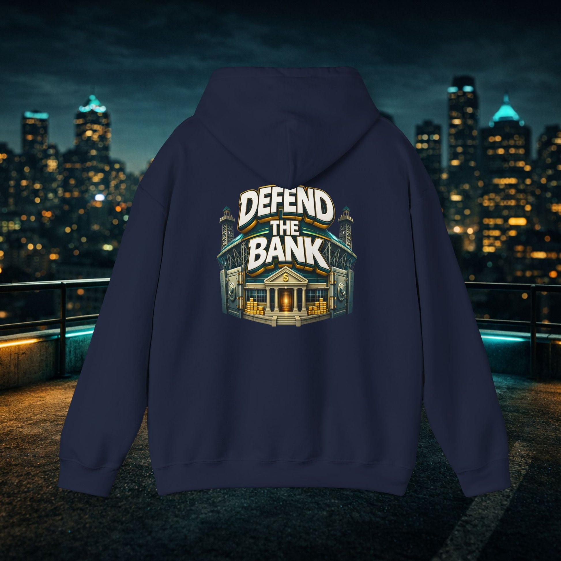 Duuuval Built Different / Defend The Bank Hoodie — Jacksonville Pride Graphic Hoodie Printify
