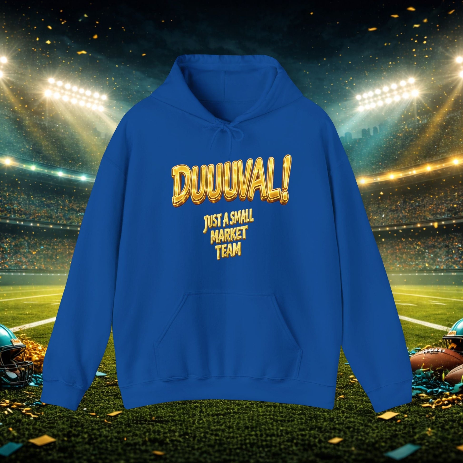 Duuval! Football Hoodie — "Locked In" Small Market Pride Sweatshirt Printify