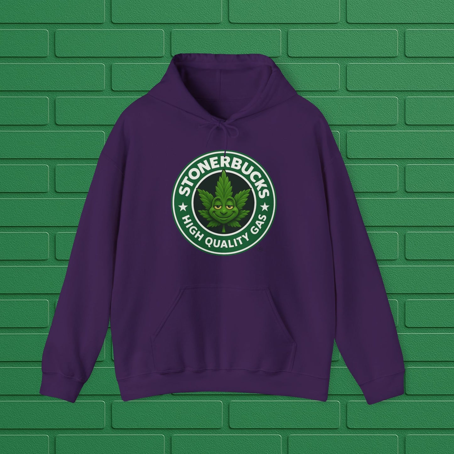 Stonerbucks Hoodie, High-Quality Gas Sweatshirt, Cannabis Apparel, Unisex Pullover, 420 Gift, Streetwear Fashion