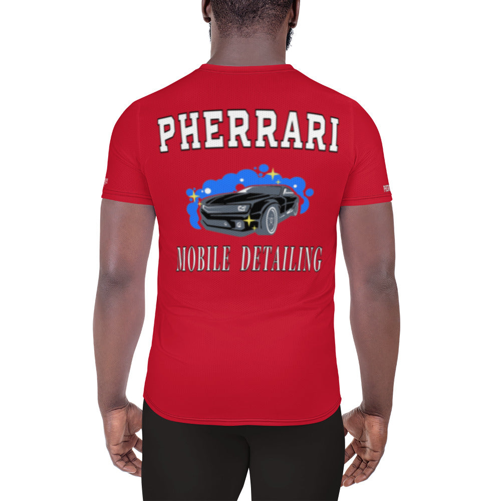 PHERRARI All-Over Print Men's Athletic T-shirt NFL Custom T-Shirts & Printing