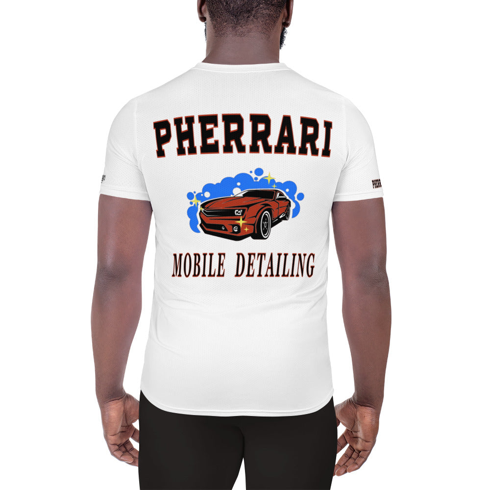 PHERRARI All-Over Print Men's Athletic T-shirt NFL Custom T-Shirts & Printing