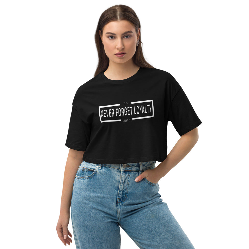 NFL Loose drop shoulder crop top NFL Custom T-Shirts & Printing