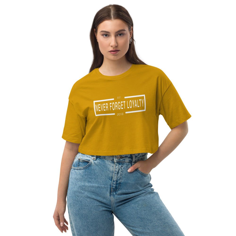 NFL Loose drop shoulder crop top NFL Custom T-Shirts & Printing