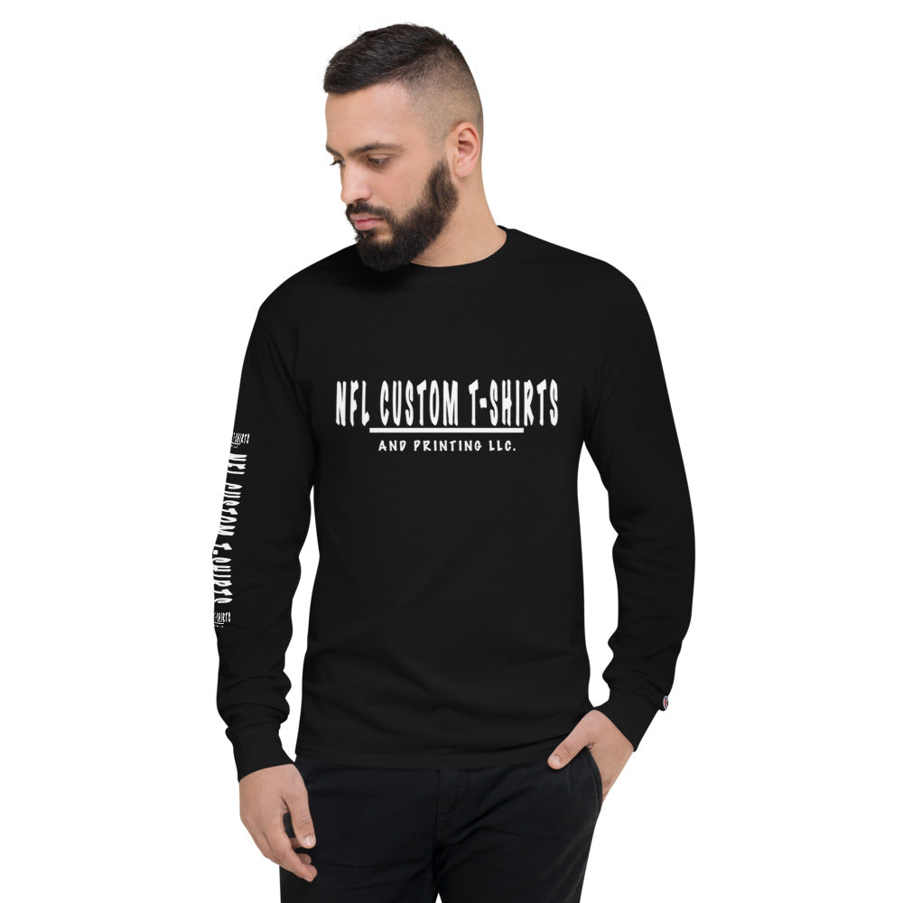 NFL Men's Champion Long Sleeve Shirt NFL Custom T-Shirts & Printing